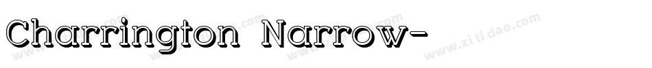 Charrington Narrow字体转换